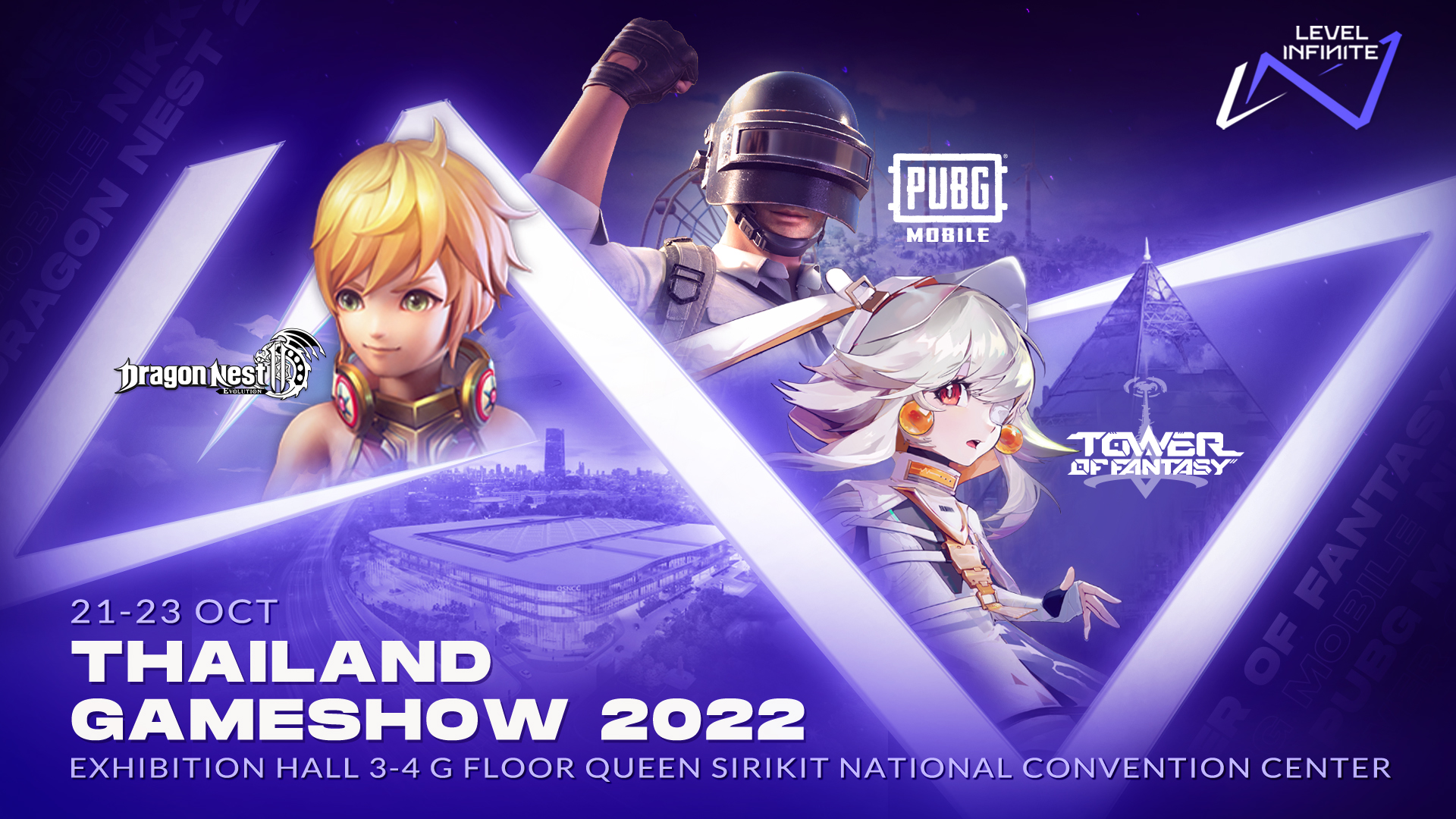 Level Infinite Arrives at Thailand Game Show 2022 - Level Infinite